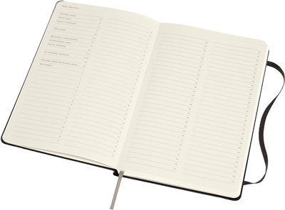 Moleskine Large Boy Pro Sert Kapak Defter, Siyah