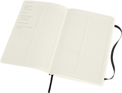 Moleskine Large Boy Pro Yumuşak Kapak Defter, Siyah