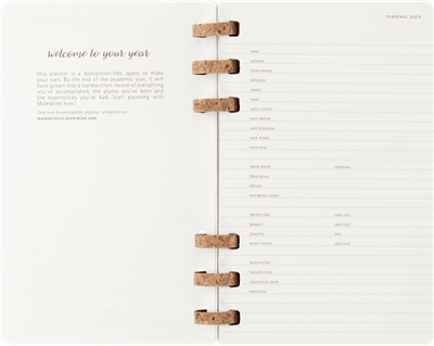 Moleskine Spiral Large Boy 12 Ay Akademik Yumuşak Kapak Ajanda, Siyah