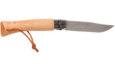 Opinel N°07 Paslanmaz Çelik Kayın Sap İpli Çakı