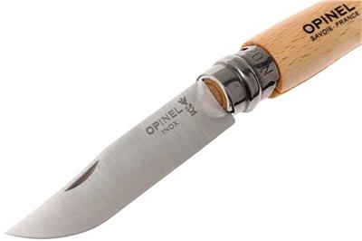 Opinel N°07 Paslanmaz Çelik Kayın Sap İpli Çakı