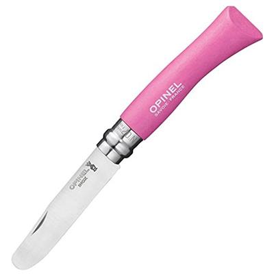Opinel N°07 Paslanmaz Çelik Pembe Gürgen Sap Çakı