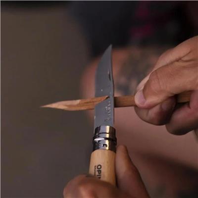 Opinel N°8 Paslanmaz Çelik Kayın Sap Çakı