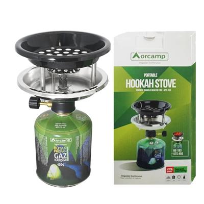 Orcamp Siboplu Büyük Nargile Ocak + 450gr Tüp