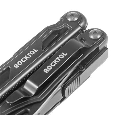 Rocktol 12 Fonksiyonlu Multitool Siyah Çakı Kılıflı