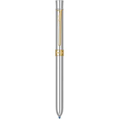 Scrikss 93 Trio 0.5mm Multifonksiyon Kalem, Altın-Krom