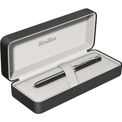 Scrikss 93 Trio 0.5mm Multifonksiyon Kalem, Siyah