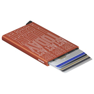 Secrid Card Protector Laser Art Today Kartlık, Turuncu