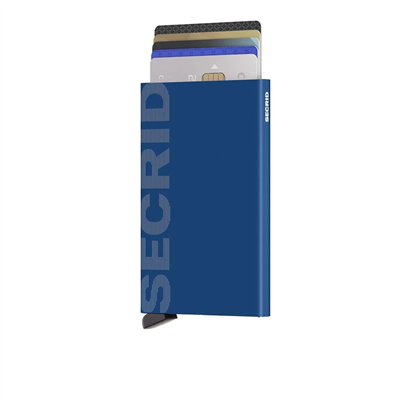 Secrid Card Protector Laser Logo Kartlık, Mavi