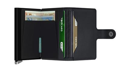 Secrid Miniwallet Emboss Lines Kartlık Cüzdan Black