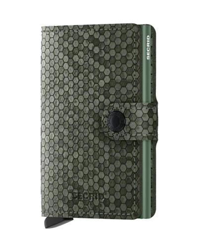 Secrid Miniwallet Kartlık Cüzdan Hexagon Green