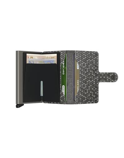 Secrid Miniwallet Kartlık Cüzdan Hexagon Grey