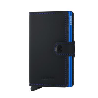 Secrid Miniwallet Matte Kartlık Cüzdan Black& Blue