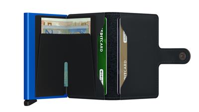 Secrid Miniwallet Matte Kartlık Cüzdan Black& Blue