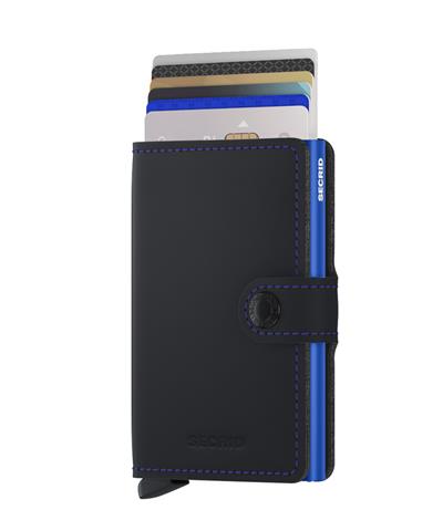 Secrid Miniwallet Matte Kartlık Cüzdan Black& Blue