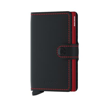 Secrid Miniwallet Matte Kartlık Cüzdan Black& Red