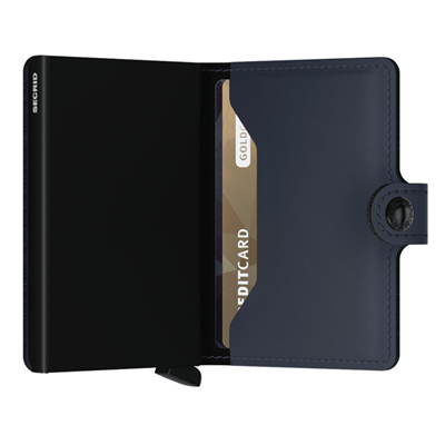 Secrid Miniwallet Matte Cüzdan, Gece Mavisi