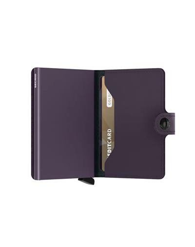 Secrid Miniwallet Matte Kartlık Cüzdan Dark Purple