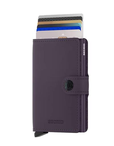Secrid Miniwallet Matte Kartlık Cüzdan Dark Purple