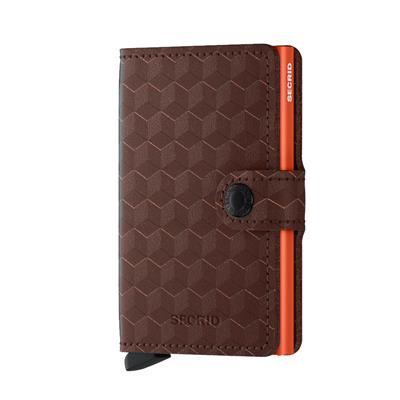 Secrid Miniwallet Optical Kartlık Cüzdan Brown Orange