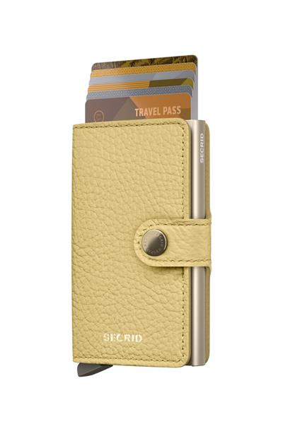 Secrid Miniwallet Pebble Butter Kartlık Cüzdan Yellow