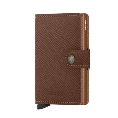 Secrid Miniwallet Kartlık Cüzdan Saffiano Caramel