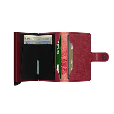 Secrid Miniwallet Stitch Kartlık Cüzdan Magnolia Rosso