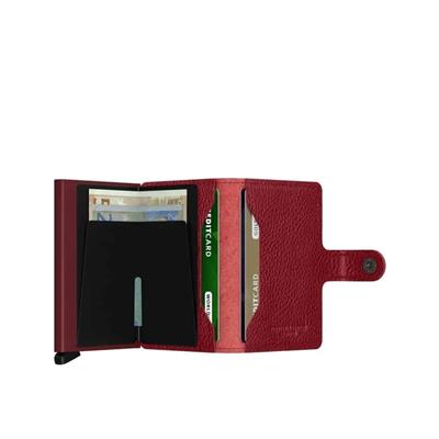 Secrid Miniwallet Veg Tanned Rosso Kartlık Cüzdan Bordeaux