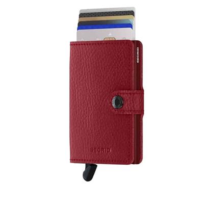 Secrid Miniwallet Veg Tanned Rosso Kartlık Cüzdan Bordeaux