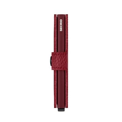 Secrid Miniwallet Veg Tanned Rosso Kartlık Cüzdan Bordeaux