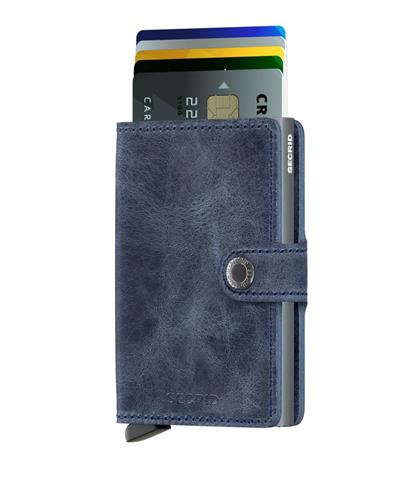 Secrid Miniwallet Vintage Kartlık Cüzdan Blue