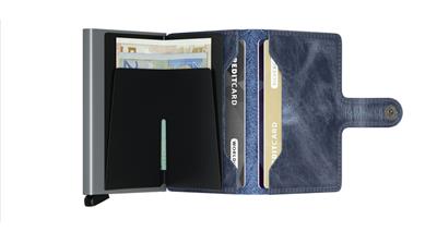 Secrid Miniwallet Vintage Kartlık Cüzdan Blue