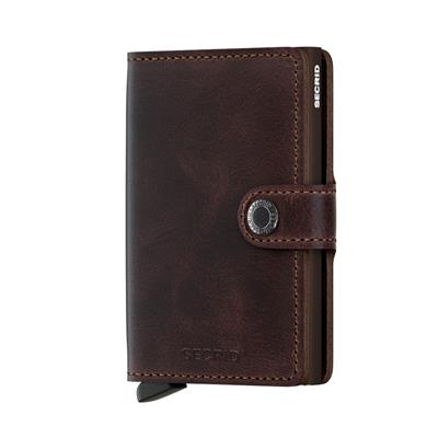 Secrid Miniwallet Vintage Kartlık Cüzdan Chocolate