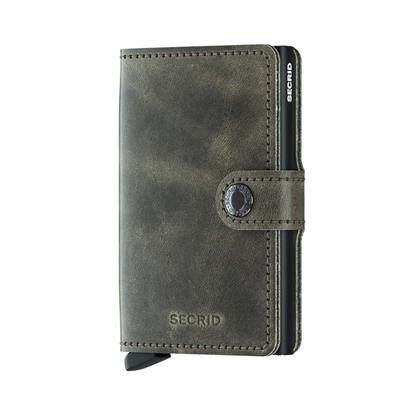 Secrid Miniwallet Vintage Kartlık Cüzdan Olive Black
