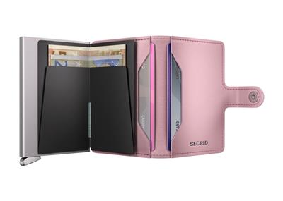 Secrid Premium Miniwallet Emboss Diamond Kartlık Cüzdan Rose