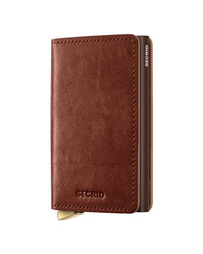 Secrid Premium Slimwallet Kartlık Cüzdan Basco Whiskey