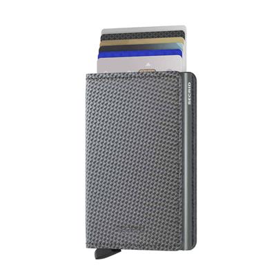 Secrid Slimwallet Carbon Kartlık Cüzdan Cool Grey