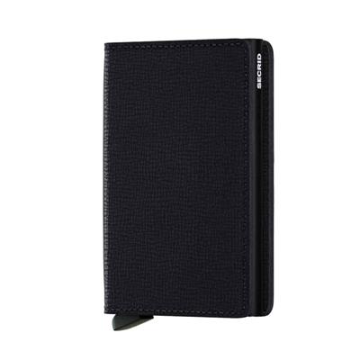 Secrid Slimwallet Crisple Kartlık Cüzdan Black