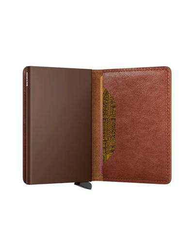 Secrid Slimwallet Vintage Kartlık Cüzdan Cognac Brown