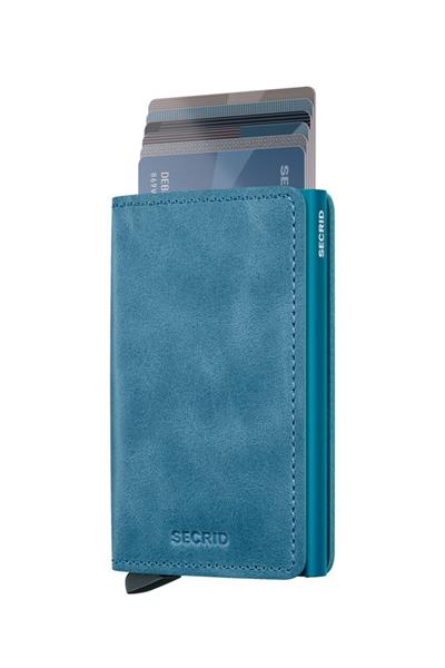 Secrid Slimwallet Vintage Kartlık Cüzdan Teal