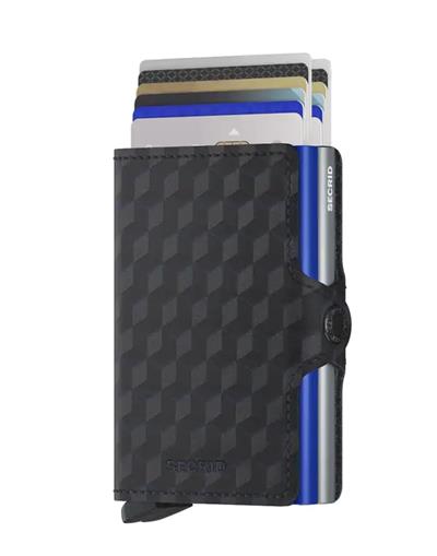 Secrid Twinwallet Optical Titanium Kartlık Cüzdan Black Blue