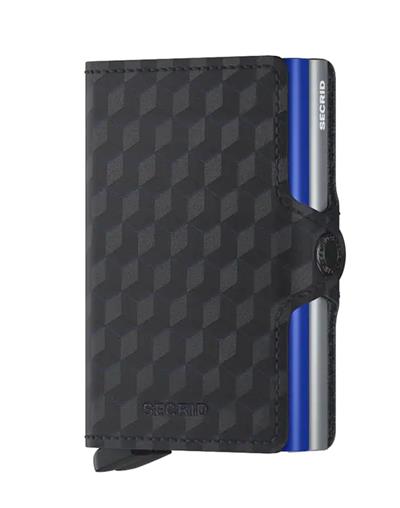 Secrid Twinwallet Optical Titanium Kartlık Cüzdan Black Blue