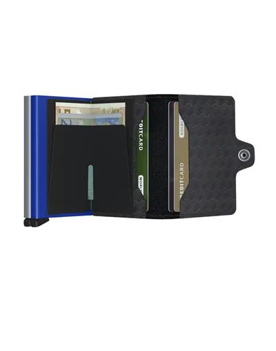 Secrid Twinwallet Optical Titanium Kartlık Cüzdan Black Blue