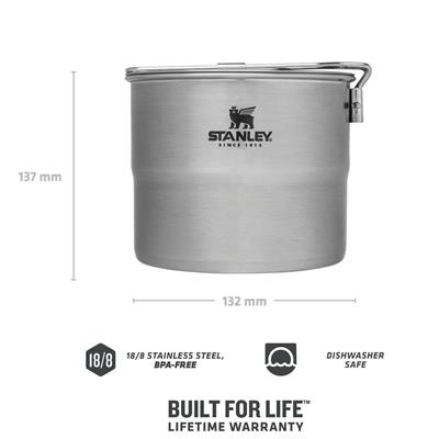 Stanley Adventure 2Kişilik Yemek Seti 1.1L | Stainless Steel 2.0