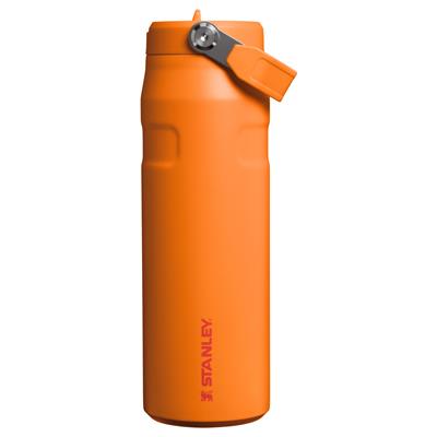Stanley The IceFlow™ Flip Straw Pipetli Termos Bardak 0.7L | Goldenrod Coral