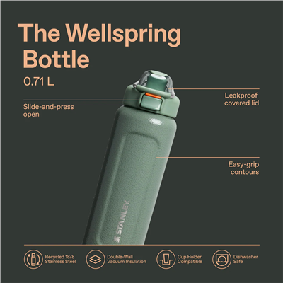Stanley Classic Wellspring Su Şişesi 0.71L | Hammerton Green