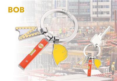 Troika Folding Rule Spirit Level Helmet Anahtarlık