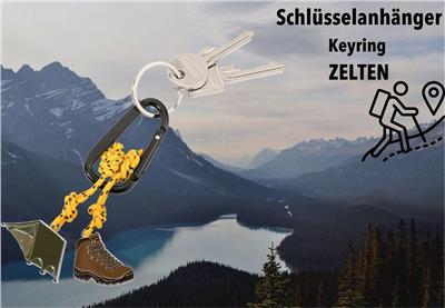 Troika Tent & Hiking Boot Kancalı Anahtarlık