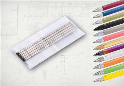 Troika Tükenmez Kalem Refil 5li Paket, Mavi