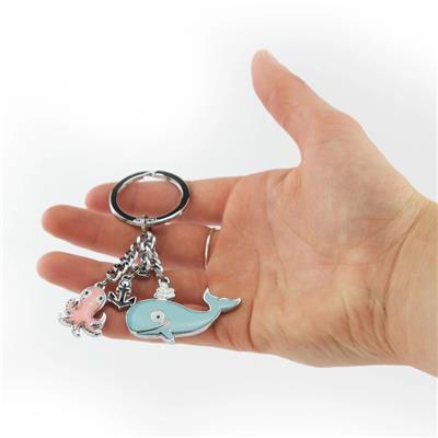 Troika Wal & Oktopus  Anahtarlık